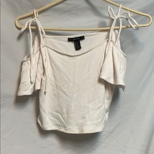 white forever 21 crop top